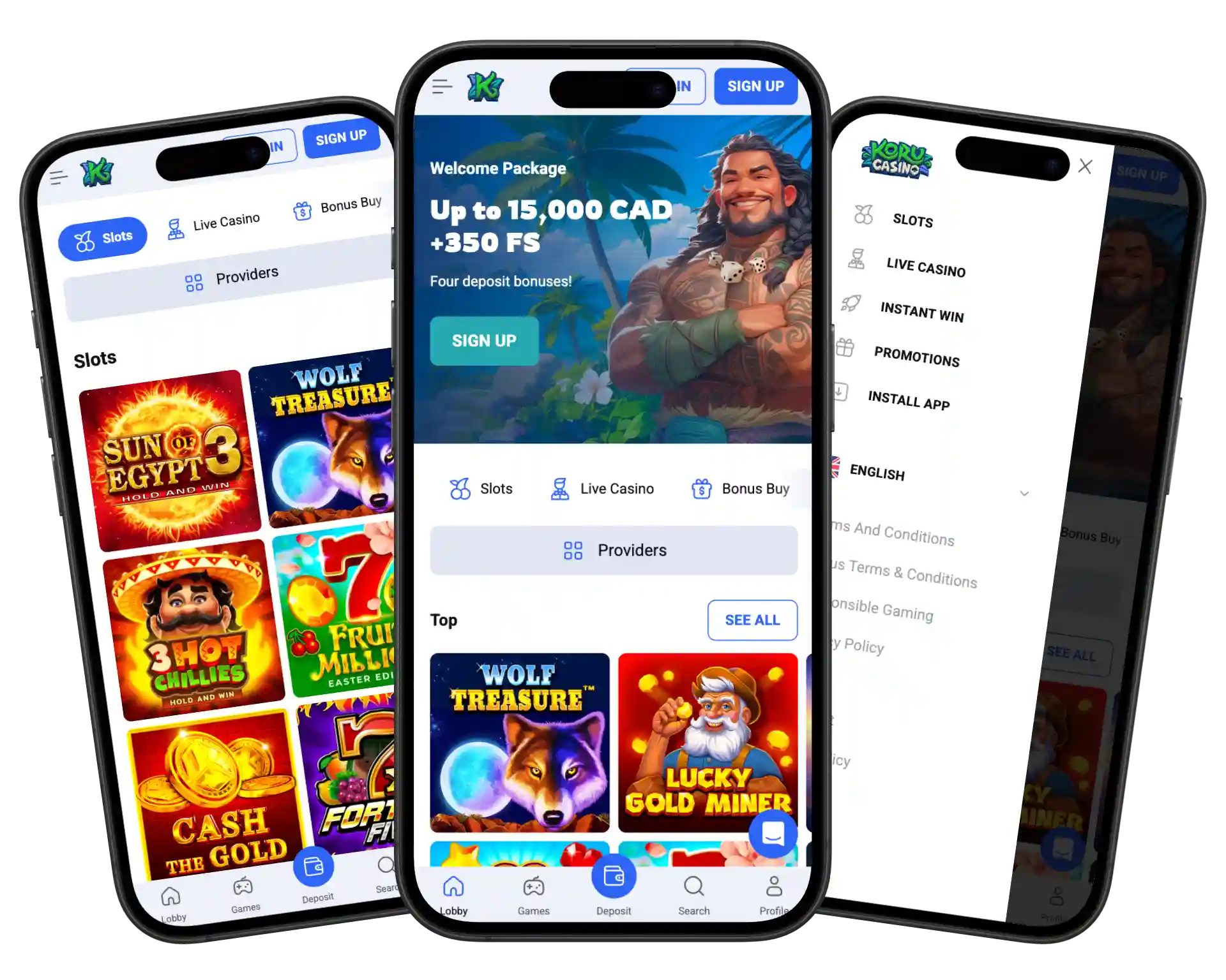 koru casino app