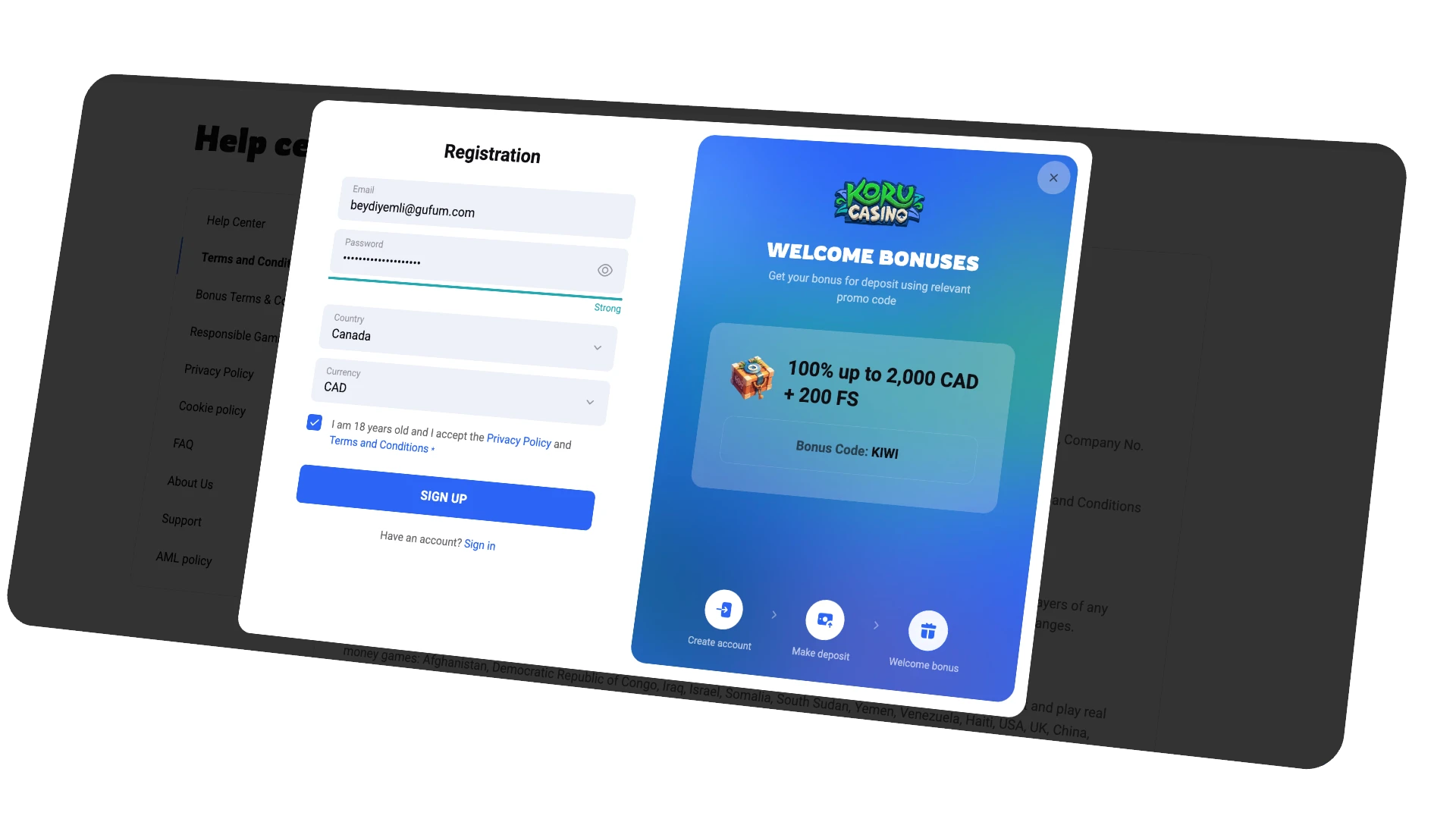korucasino sign up